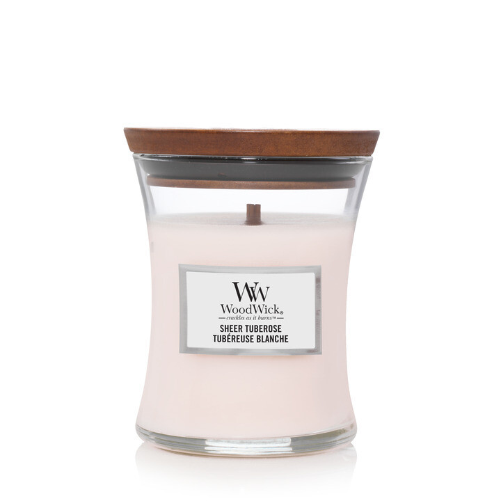 WoodWick Sheer Tuberose Medium WoodWick Sheer Tuberose Medium